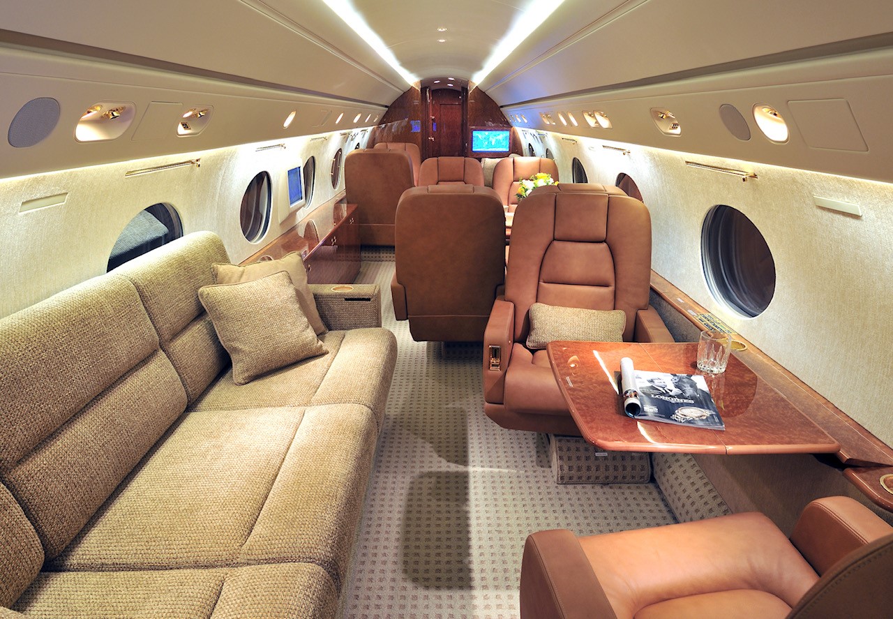 Volo privato sul Gulfstream IVSP